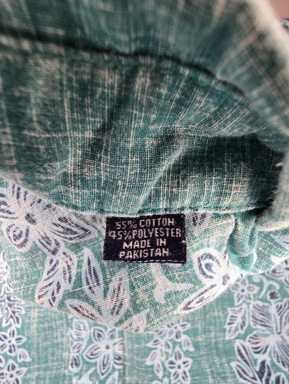 Reyn Spooner Classic Hawaiian Aloha Shirt Mens XXL Teal Floral Tropical - Picture 10 of 13